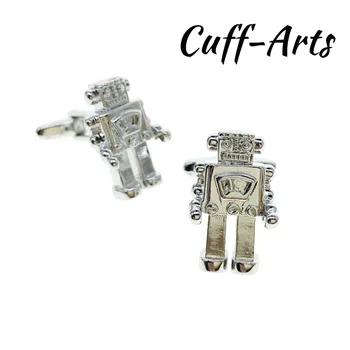 Manžetové gombíky pre Mužov Retro Robot manžetové gombíky Pánske Manžety Šperky Pánske Darčeky Vintage manžetové gombíky podľa Cuffarts C10307