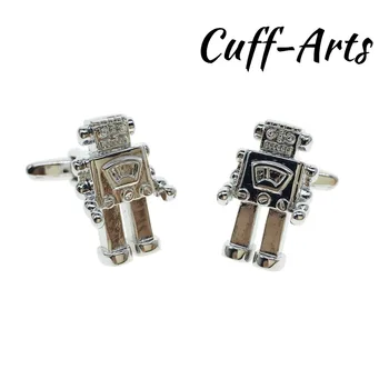 Manžetové gombíky pre Mužov Retro Robot manžetové gombíky Pánske Manžety Šperky Pánske Darčeky Vintage manžetové gombíky podľa Cuffarts C10307