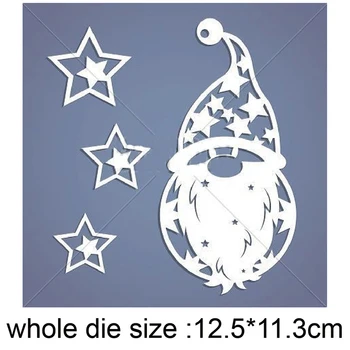Santa Claus Rezanie Kovov Zomrie Rez Die Formy Vianočné Hat Hviezdy Zápisník Papier Plavidlá Nôž Plesne Čepeľ Punč Blany Zomrie 2020