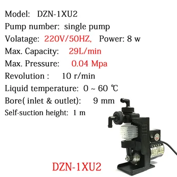 Chemické nižšie Vodné čerpadlo DZN-1XU2 220V objem čerpadlá Kvantitatívne dodanie electroplate kvapalina,vratné CE certifikát