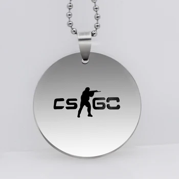 Ufine Hry hráč náhrdelník cs logo CS GO hry prívesok z nehrdzavejúcej ocele, šperkov náhrdelník N463
