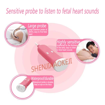 Fetálnej srdcovej frekvencie plodu detektor Tehotné ženy, fetálnej srdcovej detektor Domácich spotrebičov, starostlivosť o zariadenia kontinuálne práce