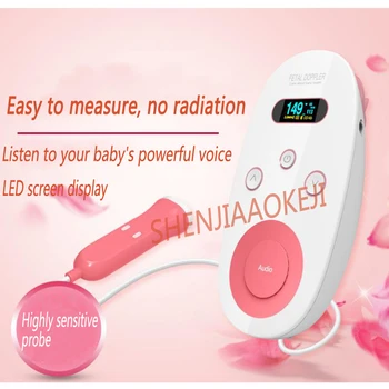 Fetálnej srdcovej frekvencie plodu detektor Tehotné ženy, fetálnej srdcovej detektor Domácich spotrebičov, starostlivosť o zariadenia kontinuálne práce