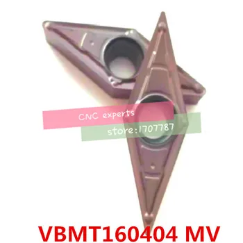 Doprava zadarmo VBMT160404-MV karbidu CNC vložky,CNC sústruhu nástroj,sa vzťahujú na nehrdzavejúcej ocele a spracovanie ocele, vložte SVJBR/SVVBN