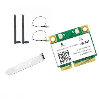 WiFi Karta 8260HMW 8260AC s 8DB Antény Mini PCI-E1200M Bluetooth 4.2 2.4 G 5G Dual Band pre Win7 Win Win 8 10 Linux