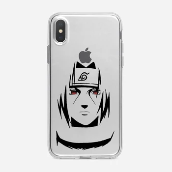 Naruto Roztomilý Kreslený Japonské Anime Sasuke silikónový Transparentný Telefón puzdro Pre iphone 6S 6 7 8 plus XS XR X 11 Pro MAX Kryt