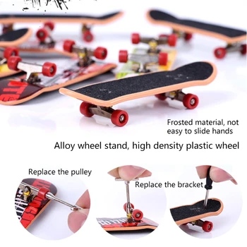 DIY Montáž Mini Prst Skateboard Palube Skate Park Rada Chlapec Chlapec Deti