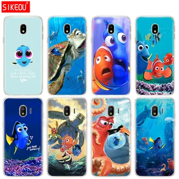 Silikónové krytie telefón puzdro pre Samsung Galaxy J3 J5 J7 2017 J330 J530 J730 PRO j2 2018 hľadá sa Nemo Clownfish