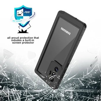 Pre Samsung Galaxy Note 20 Ultra Vodotesné Puzdro Luxusné Celého Tela Proti Vode Kryt Galaxy S20 Ultra S10 Note20 Vody Dôkaz Prípadoch