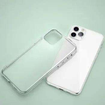 Transparentné Mobilný Telefón Prípade TPU Soft Shell Pre IPhone 12 Pro Prípade 12 Mini Max 2020 Nové puzdro Pre IPhone 12/mini/Pro/Max