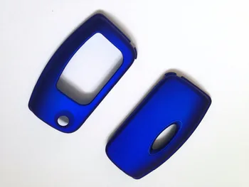 Pevný Plastový Diaľkové Tlačidlo Ochrana Puzdro 3 Tlačidlo Pre Ford Metalíza Modrá
