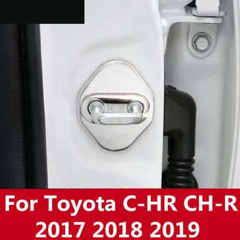Nerezové dvere Auta blokovací kryt ochranný kryt vodotesný hrdza-dôkaz auto Príslušenstvo Toyota C-H CH-R 2017 2018 2019