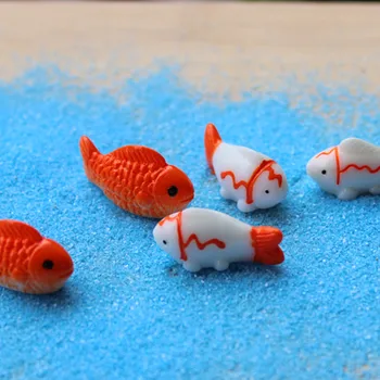Simulácia rybka mini ryby model akvárium ornament doll house príslušenstvo DIY šperky domov mini ozdoby