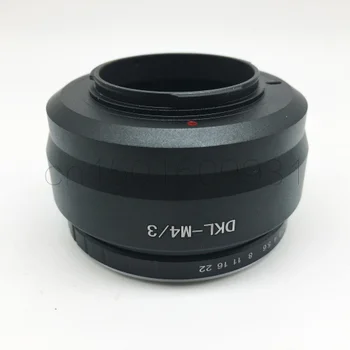 DKL Objektív Mikro M 4/3 M43 Adaptér krúžok pre gh5 gh4 G1 G3 GH1 GF1 GF3 E-P1 s E-PL3 GF6 GX7 OM-D fotoaparát