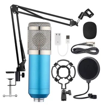 BM-800 Zavesenie Mikrofónu Súpravy, Živého Vysielania Záznam Veľké Membrána Kondenzátora súprava Mikrofónu