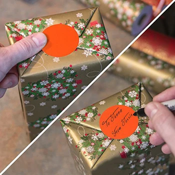 Kolo Dot Vzor Nálepky Scrapbooking Package Poškriabaniu Nálepky, Etikety Vianočné Dekorácie DIY Ručne Vyrobené Svadobné Nálepky