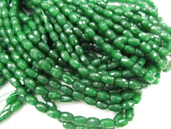Predaj 5strands 4-12mm Jade perličiek Ryža Tvárou Korálky Dodávky Oválne Guľôčky zmiešané korálky pre Šperky Robiť