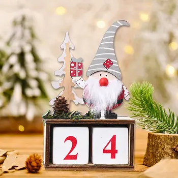 Časovač Odpočítavania Vianočný Kalendár pre Domáce Noel Vianoce 2021 Nový Rok Darčeky, Vianočné Dekorácie Santa Claus Elf Dekor Navidad