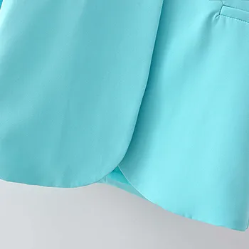ZRN Blejzre Ženy Bežné Jediného tlačidla Pevné OL Sako Vintage Voľné Ženský Oblek Bundy 2020 Jeseň Dámy Outwear
