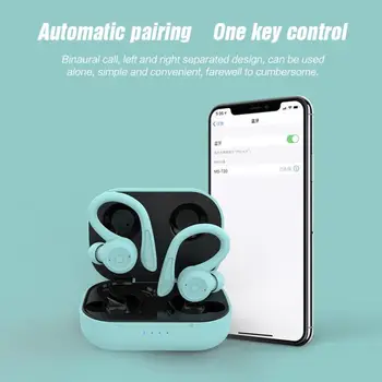 TWS Bluetooth 5.0 Slúchadlá Bezdrôtové Slúchadlá Ucho Šport Beh Slúchadlá Slúchadlá 3D Stereo Zvuk S Mic Plnenie Box
