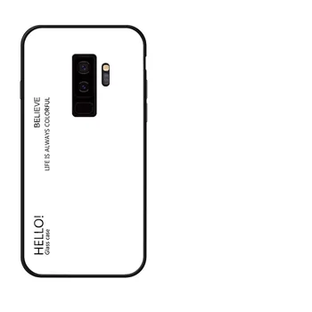 Gradient Tvrdeného Skla Telefón Prípadoch Pre Samsung galaxy s rezacím zariadením S10 Lite S8 S9 Plus S7 okraji A6S J4 J6 J8 A6, A8 2018 Poznámka 9 8 puzdro