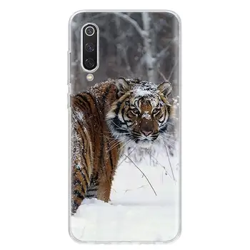Móda Tiger, Leopard Telefón puzdro Pre Xiao Redmi Mi Poznámka 8 9 10 CC9 9T A1 A2 A3 Lite Pro 6X 5X F1 CC9E Coque Kryt