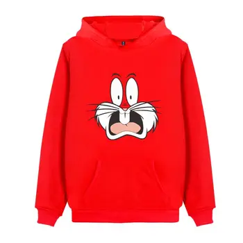 LUCKYFRIDAYF harajuku 2017 kawaii Bugs Bunny Spp Mikiny, mikiny Žien/mužov v Zime moletom 3d Tlač Kpop tepláková súprava Plus Veľkosť