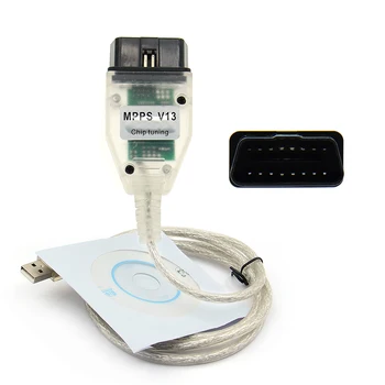 NOVÉ SMPS MPPS V13.02 ECU chiptuningu Nástroj MPPS V13 ECU Diagnostické Rozhranie USB Kábel Auto ECU Programátor