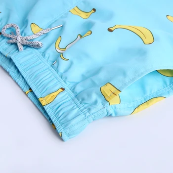 Yx26 Cool blue banana tlač plavky mužov plávať batožinového priestoru šortky beach šortky rada surfovanie nohavičky bikiny, plavky sunga, tepláky