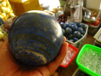 1900g PRÍRODNÉ lapis lazuli kremeň oblasti loptu uzdravenie