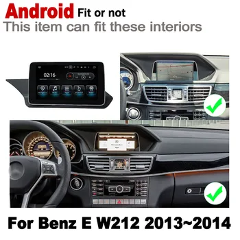 Android 7.0 až IPS auto prehrávač Pre Mecerdes Benz E W212 2013~NTG pôvodnom Štýle Autoradio s gps navigácie 2 Din BT, WiFi,