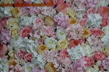 10pcs/veľa Umelého hodvábu skúmie ruže, pivónia kvetinové steny svadobné pozadie dekorácie kvet runner svadobné dekorácie TONGFENG