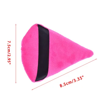 2 ks Kozmetických Lístkového Trojuholník Velvet Nadácie Krém Mini make-up Hubky pusinky tvoria Nástroje