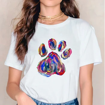 Ženy 2020 Psa Lásky, Zábavné, Roztomilé Tlač Pet Krátke Rukáv Tričko Oblečenie Dámske Tričká Dámske Grafické Ženský Čaj T-Shirt Oblečenie