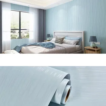 Moderné 3d Textúry Stenu Papier Farbou PVC Pruh Tapety Obývacia Izba Gauč Tv Pozadí Steny Pokrýva Samolepiace Nálepky