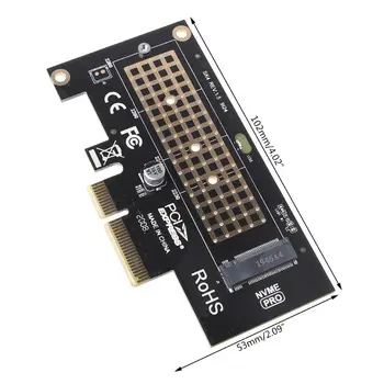 M. 2 NVMe SSD NGFF do PCIE X4 Adaptér Rozširujúca Karta PCI Express 3.0 x4 2230-2280 G6DC