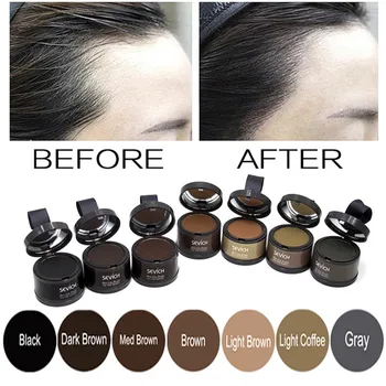 Vlasy Náplň Prášok Načechraný Tenké Prášok Vlasy Line Tieň Make-Up, Vlasy Korektor Čelo Orezávanie Plešatý Pokrytie Vlasy Koreňový Obal