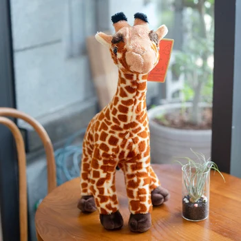Žirafa Plyšové Hračky Plyšové Simulácie Zvieracích Bábiku a Vankúš na Spanie Pal Herňa Dekorácie Deti Playset NSV775
