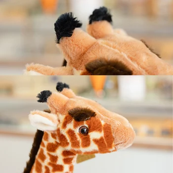 Žirafa Plyšové Hračky Plyšové Simulácie Zvieracích Bábiku a Vankúš na Spanie Pal Herňa Dekorácie Deti Playset NSV775