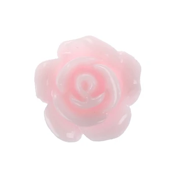 20pcs 3D Ružové Malé Ruže Kvet s Kamienkami Nail Art Decoration