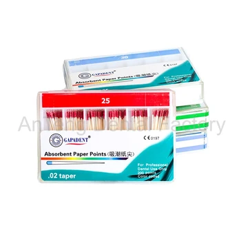200pcs/Pack Zubné Absorpčný Papier Bodov Root Zrušiť Endodoncie Bavlnené Vlákna Tipy Zubár Produkt Superior Quanlity #15-#40