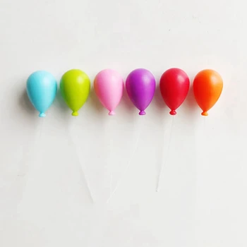 Ľahký Farebné Balóny Magnety na Chladničku Domácnosti Roztomilý Tabuli Magnet Domáce Dekorácie Strana navrhne 6PCS