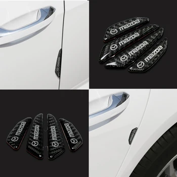 4pcs Dvere Auta anti-kolízie rohu ochrany pásy dekorácie pre Mazdas 5 6 323 626 RX8 7 MX3 MX5 Atenza Axela Auto Accessorie