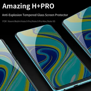 Nillkin Úžasné H / H+Pro Anti-Výbuch Predné Screen Protector Pre Xiao Remi Poznámka 9 9S Pro Max Redmi 10X 4G Poco M2 Pro