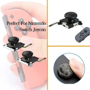 26 v 1 Nahradenie 3D Ovládač Thumbstick Radosť Con Radič Opravy Dielov pre Nintendo Prepínač Lite