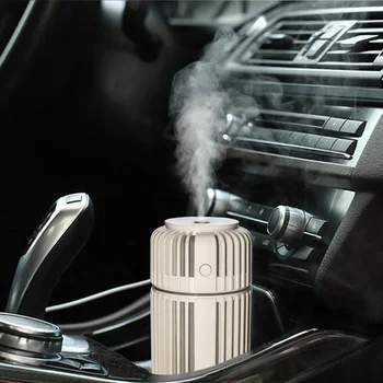 USB auto ultrazvukový zvlhčovač vzduchu osviežovač aromaterapia esenciálny olej difúzor 230ML domácnosti Led svetlo, aromaterapia čistička