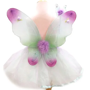Deti Dievčatká Motýľ Princezná Šaty Tylu Tutu Sukne Balet Dancewear Svadby, Narodeniny, Party Dodávky Deň Detí Dekor