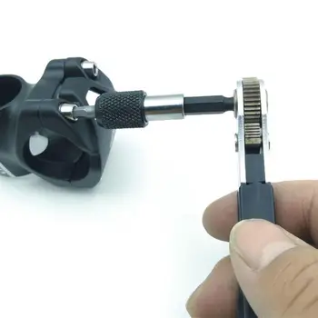 12In1 Prenosný Mini 1/4 Rýchle Ratchet Zásuvky Kľúča & Skrutkovač Súprava Bitov Ručné Oprava Nástrojov