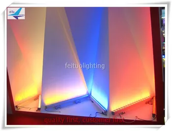 Doprava zadarmo 10pcs/veľa LED Floorlight Vodeodolné IP65 36x3w RGB Wall Washer Lampa Lineárny Čiarový Svetlo DMX Pásy, Osvetlenie, Diskotéka