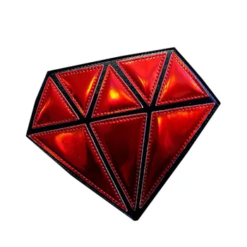 Aelicy Hologram Diamond Tvar Laser Holografické Ženy Messenger Tašky 2018 Reťazca PU Kožené Módne Dámske Tašky Crossbody